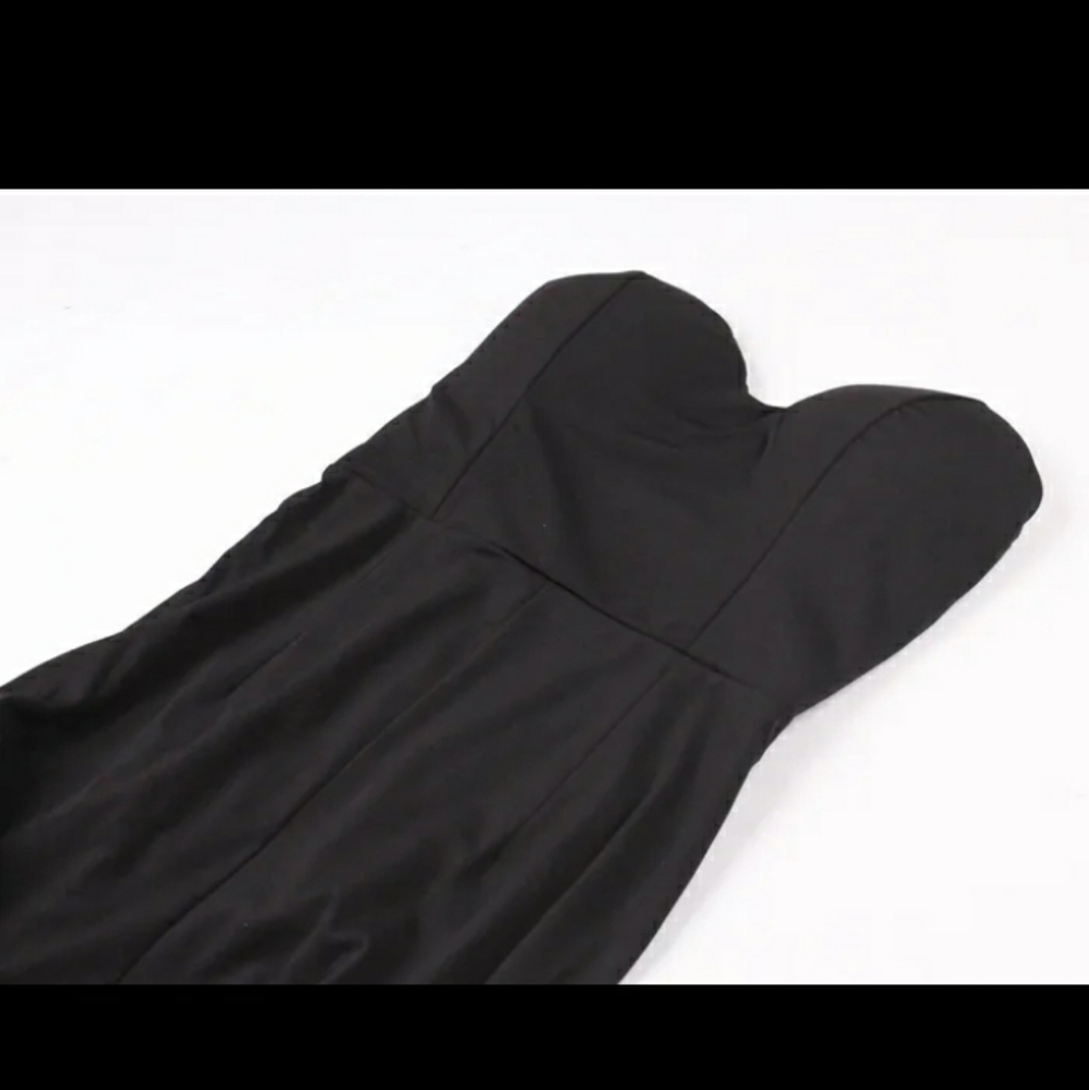 Sexy Strapless Black Dress - Picture 11 of 16